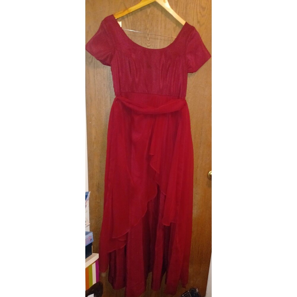 Do You Love Me? Womens Red Formal Dress Size 10